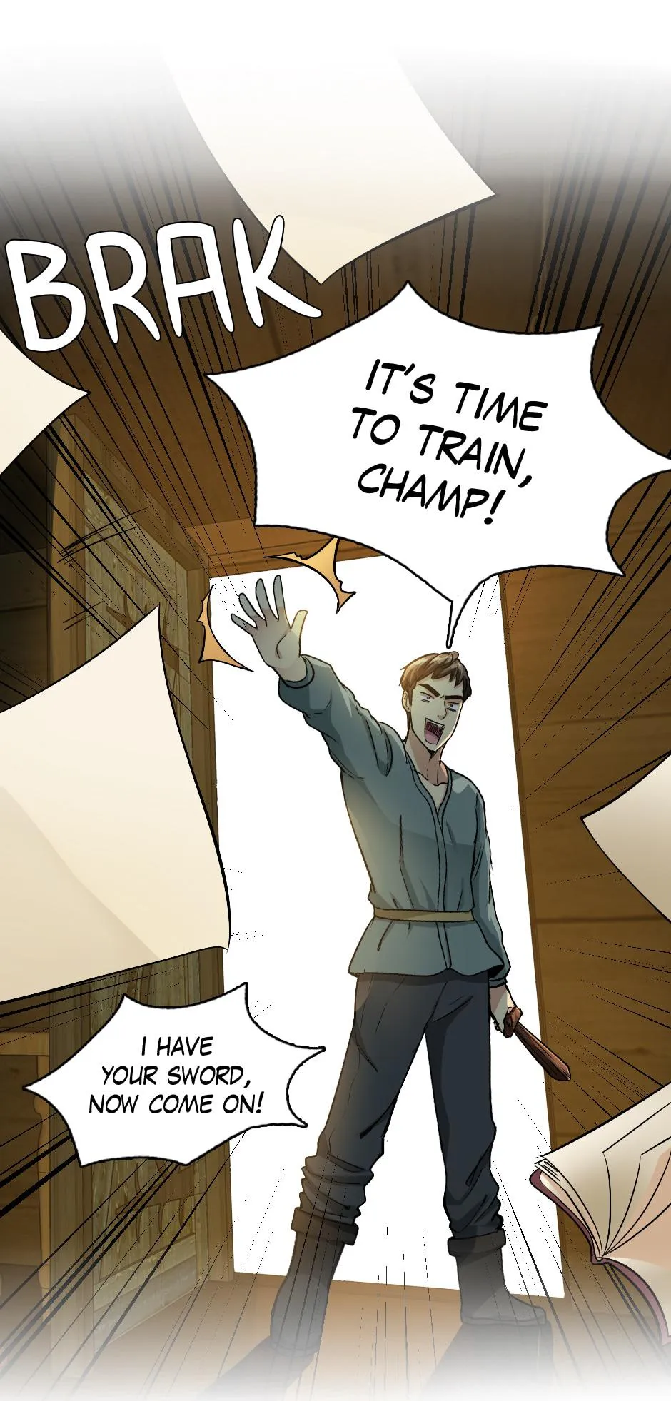 TBATE Chapter 5 manga panel